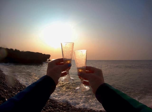 Amanecer en pareja